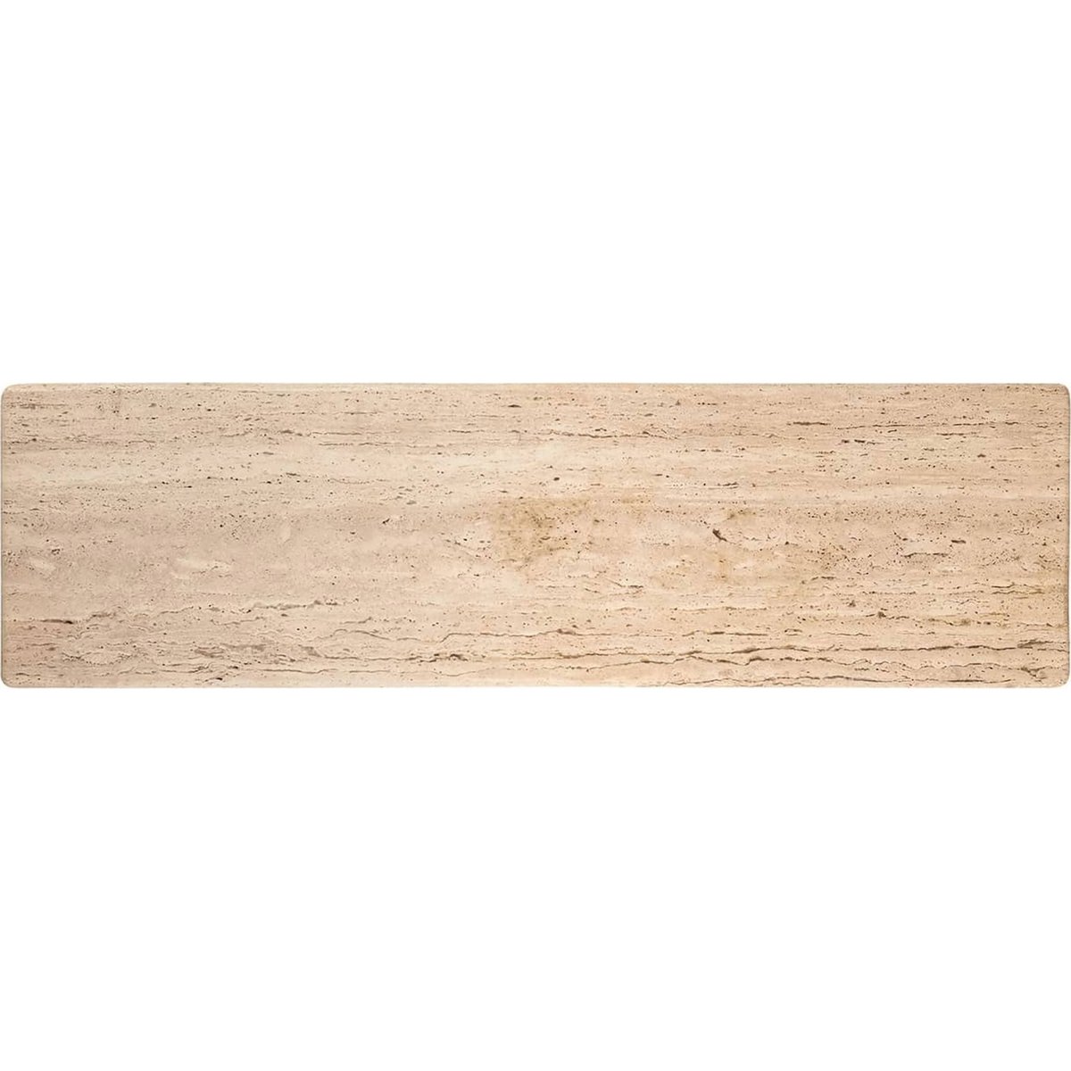 Table murale en pierre travertin Hampton beige sable naturel, RECOLLECTION