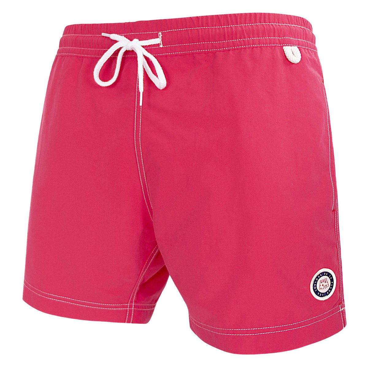 Short de bain MONTAUK 2923 Classic fit rose frésia, LES LOULOUS DE LA PLAGE