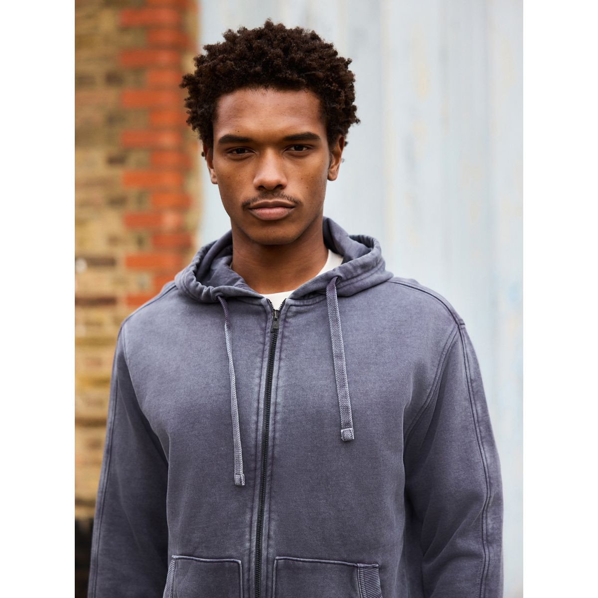 Pantalon de jogging large en coton épais gris, NEXT