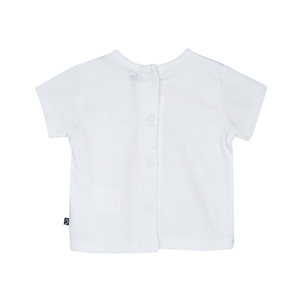 Tshirt short radjy manches courtes bebe blanc, SUCRE D'ORGE