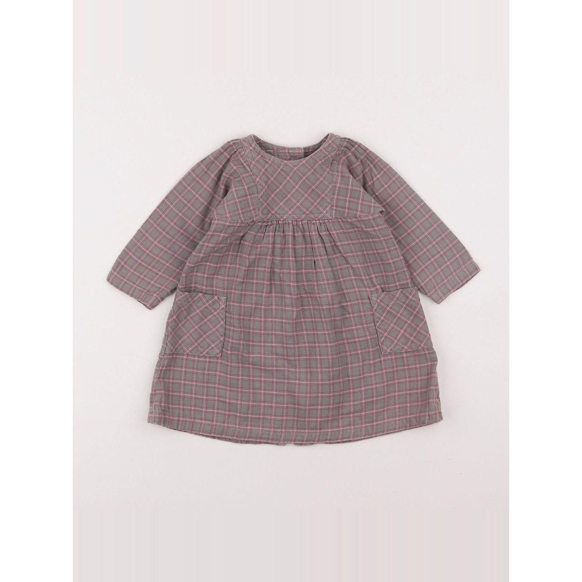 Robe - Très bon état gris, PETIT BATEAU