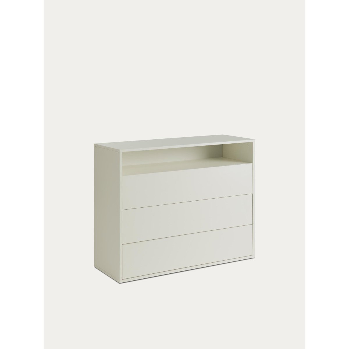 Commode Mélamine - HEGAS blanc, KENAY