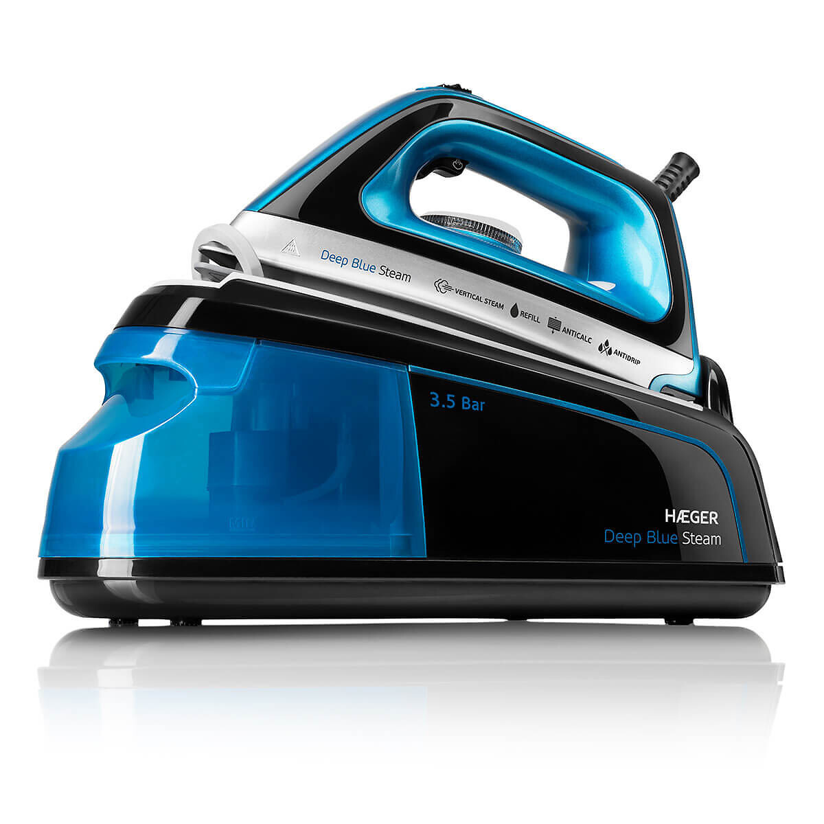 Ferro gerador de vapor Deep Blue Steam, HAEGER 90006527, HAEGER
