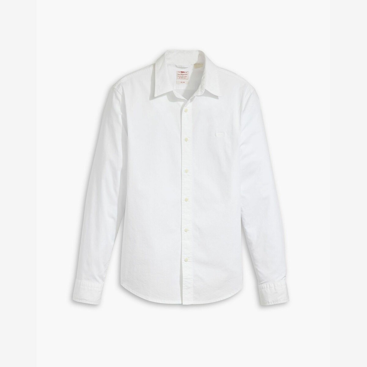 Hemd in popeline, slim fit wit, LEVI'S