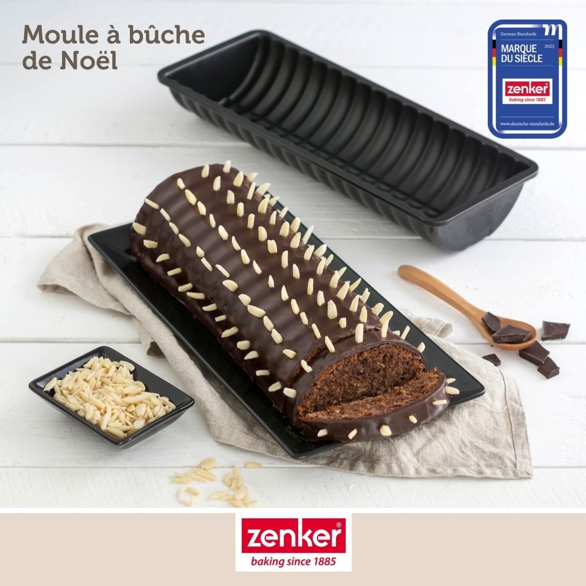 Set de 5 ustensiles de pâtisserie moule à gâteaux bol spatule noir, ZENKER