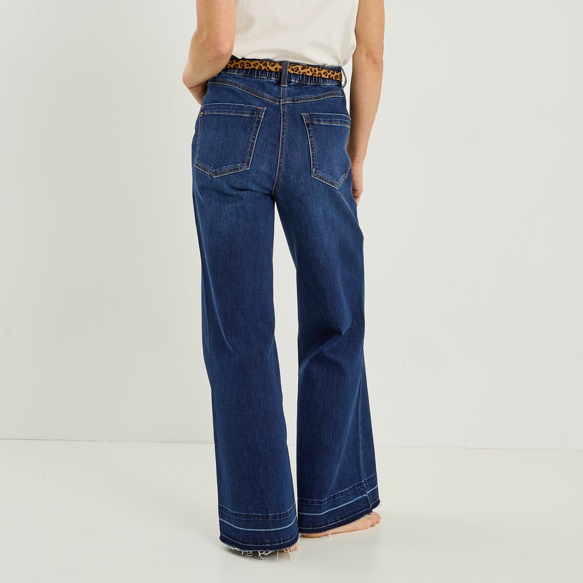 Jean flare RENO F02 bleu, GRAIN DE MALICE