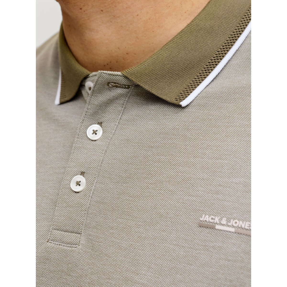 Polo martini olive, JACK & JONES