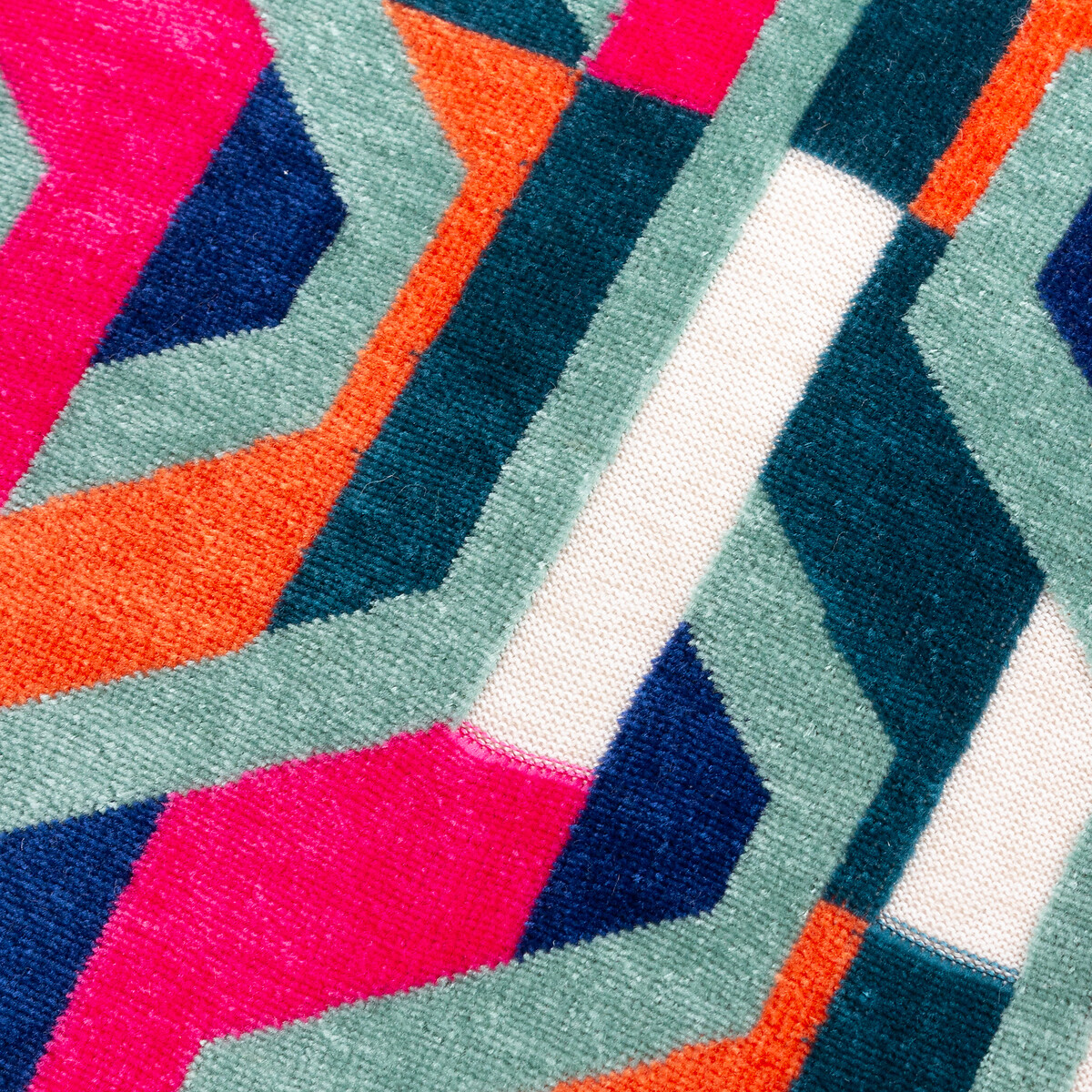 Metro Prism Velvet Filled Cushion multi-coloured, FURN.