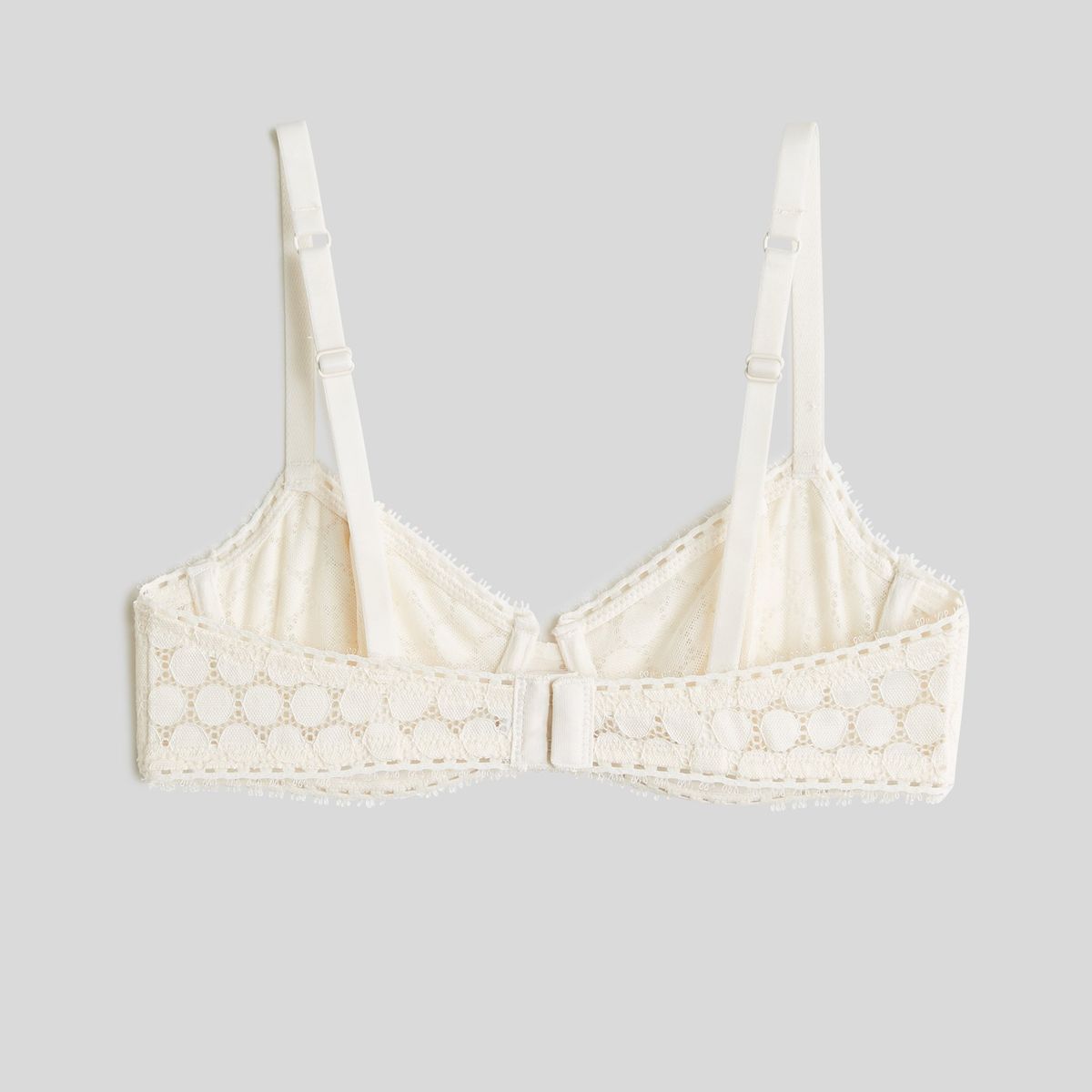 Soutien-gorge Corbeille Balconnet En Dentelle Et Pois soyeux, MONOPRIX