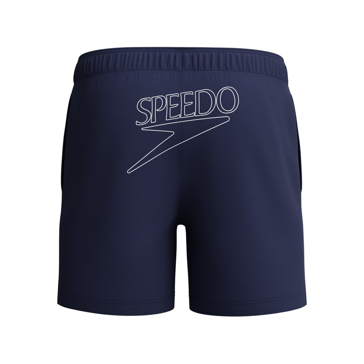 Short de bain à taille élastiquée motif/style logo bleu marine, SPEEDO