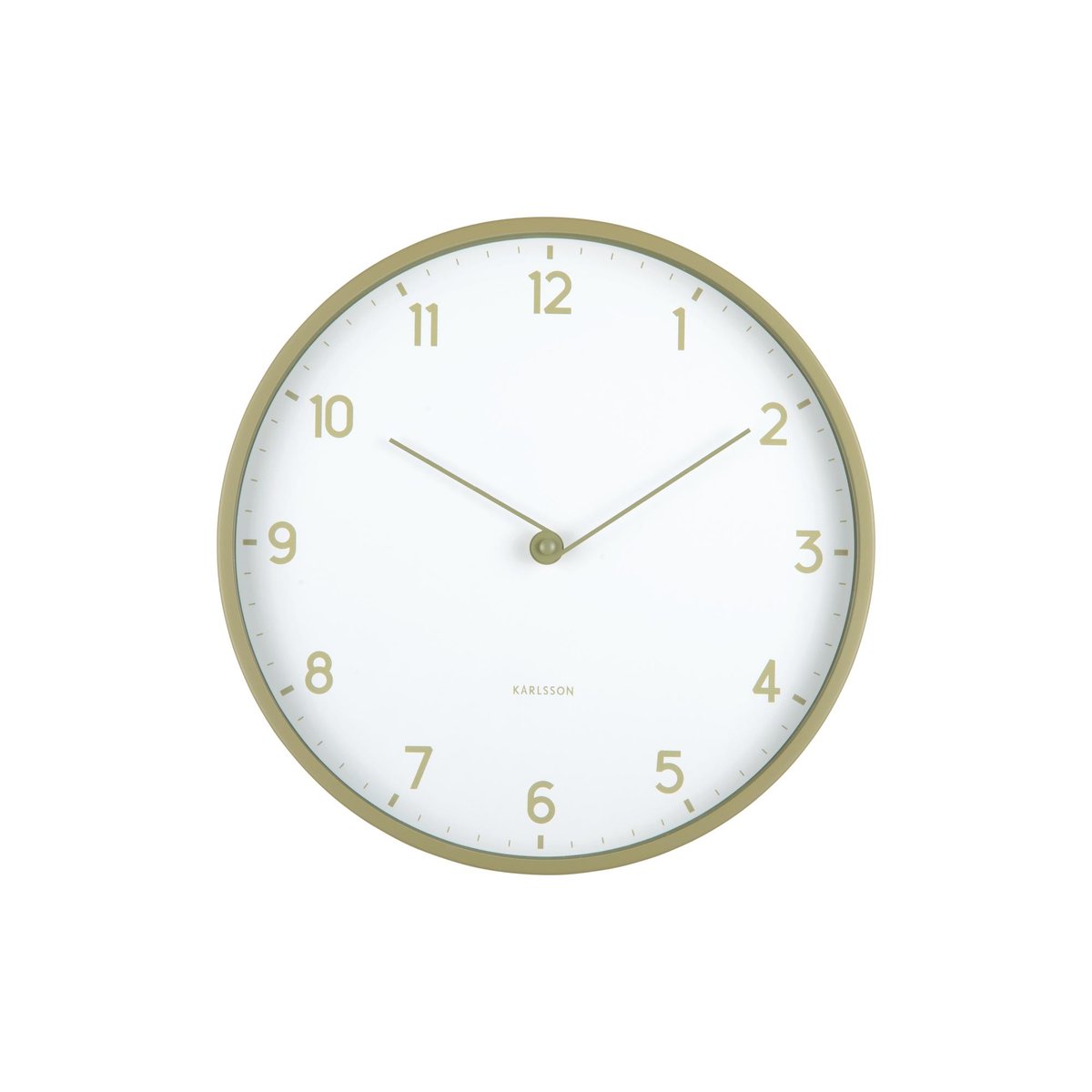 Horloge Murale Plastique SENCILLEZ thé vert, KARLSSON