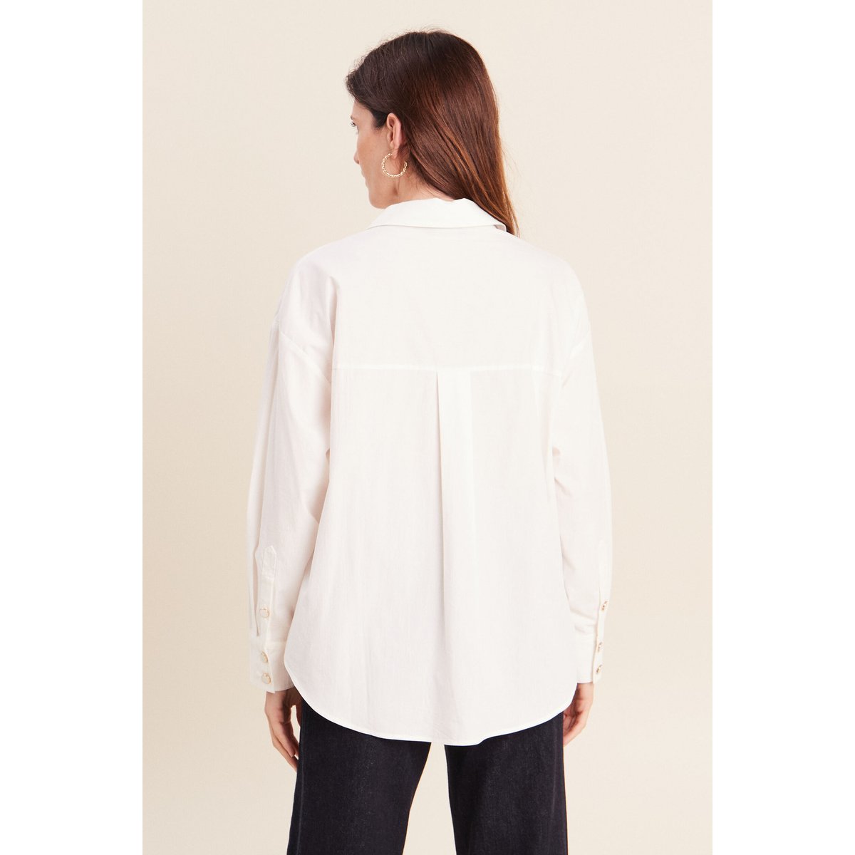 Chemise ample manches longues ecru, BREAL
