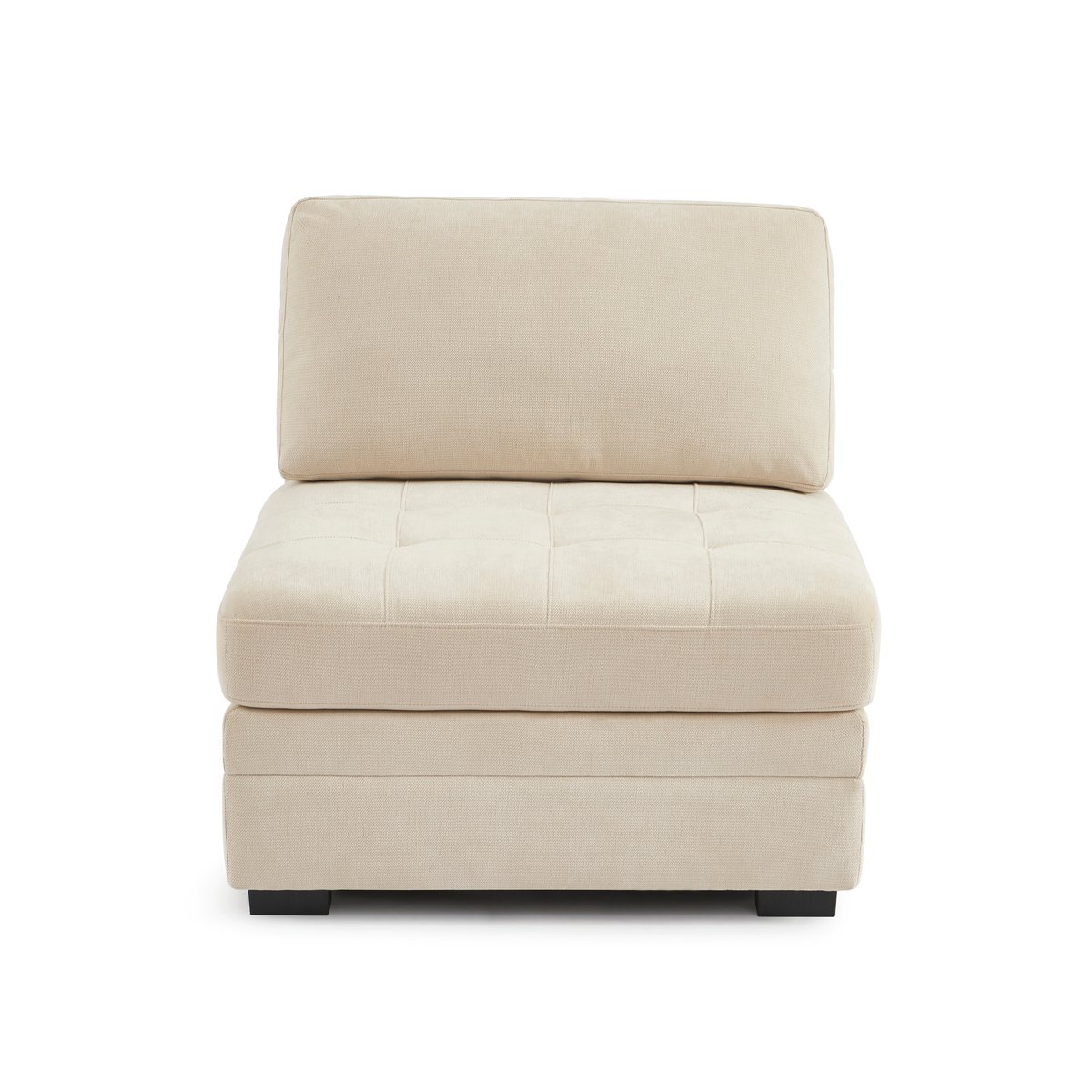 Chauffeuse 1 place en tissu BILLIE beige, SORELH