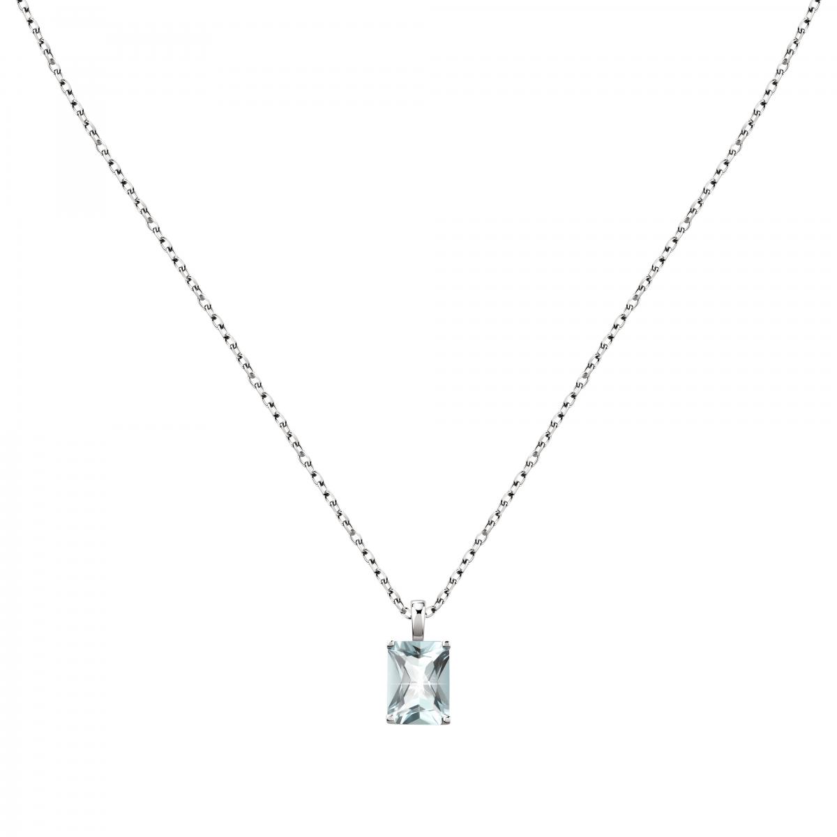 Collier en or blanc 750 MARINE argent, BLUESPIRIT