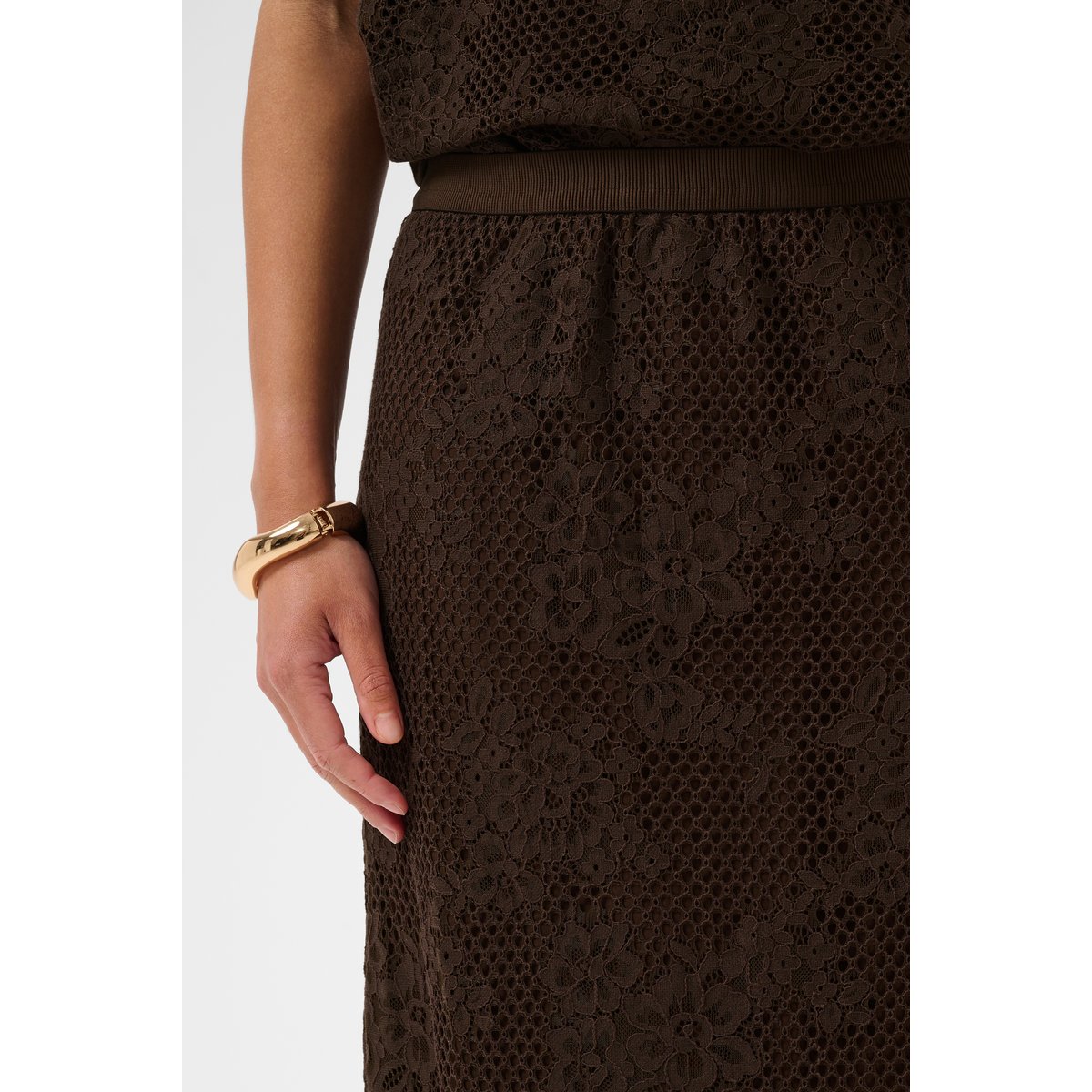 Jupe marron coffee bean, KAFFE