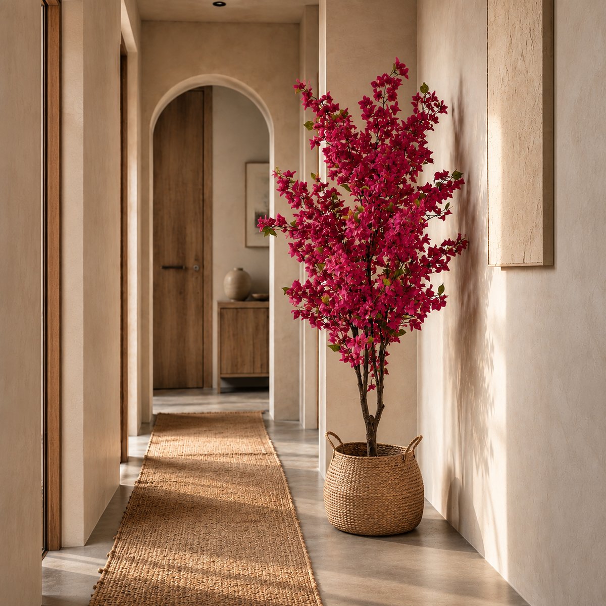 Bougainvillier artificiel fuchsia 175cm autres, LIGNE DECO
