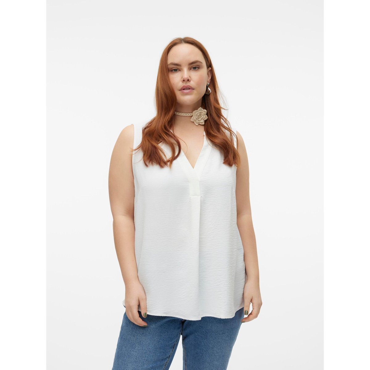 Top snow white, VERO MODA