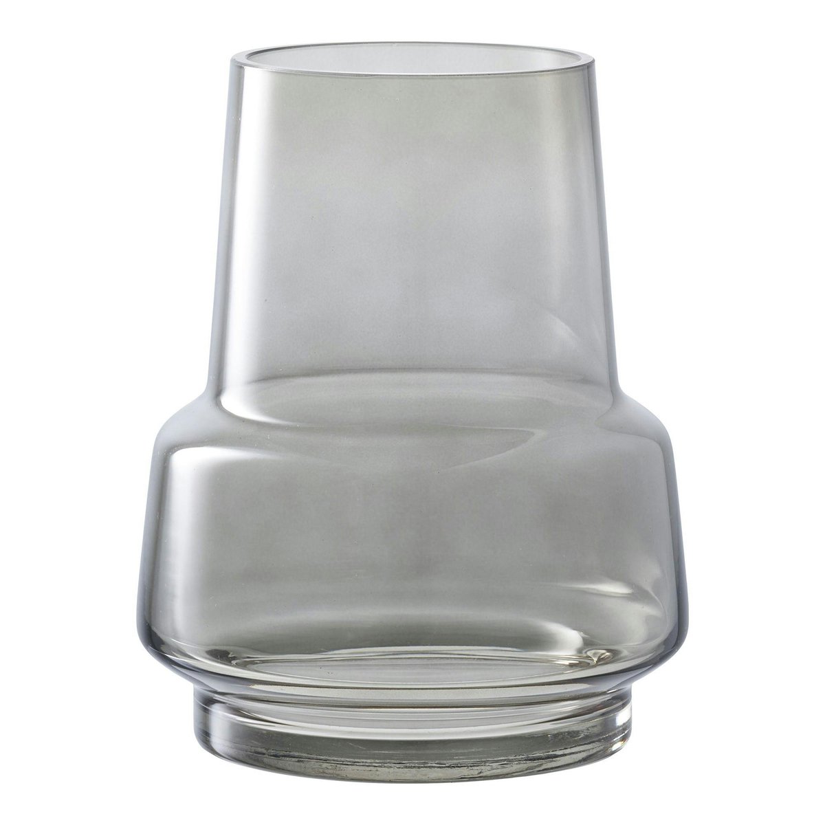 Vase en verre fumé gris gris, PIER IMPORT