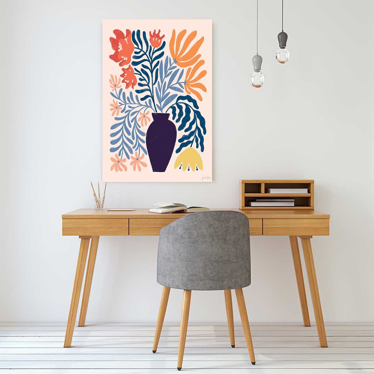 Tableau bouquet d'été tableau alu dibond, HEXOA