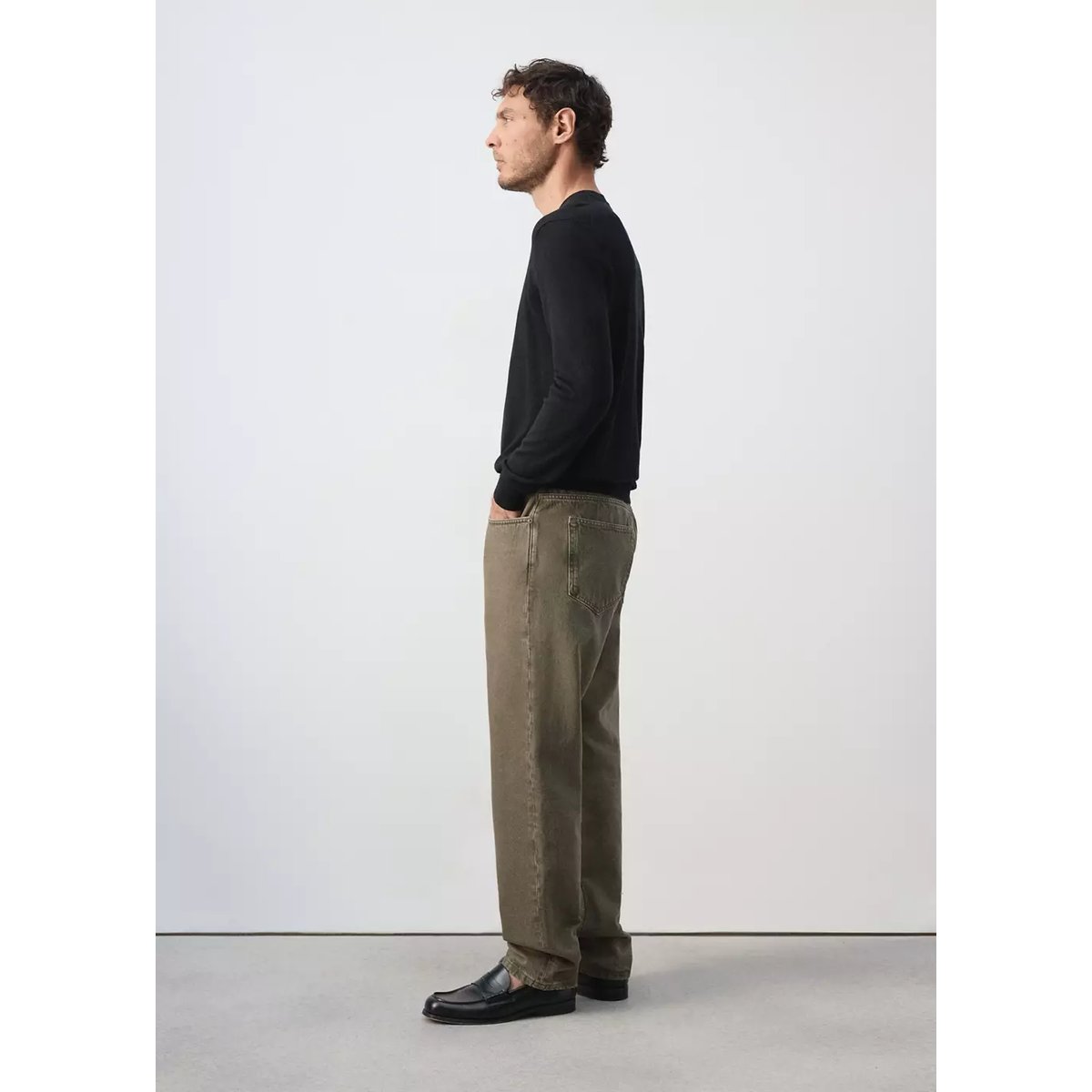 Jean Bob regular-fit kaki, MANGO MAN