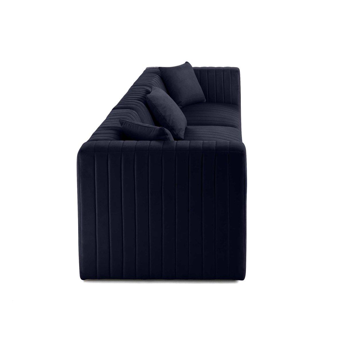 Canapé Modulable 3 places - NOVA bleu marine, BEST MOBILIER