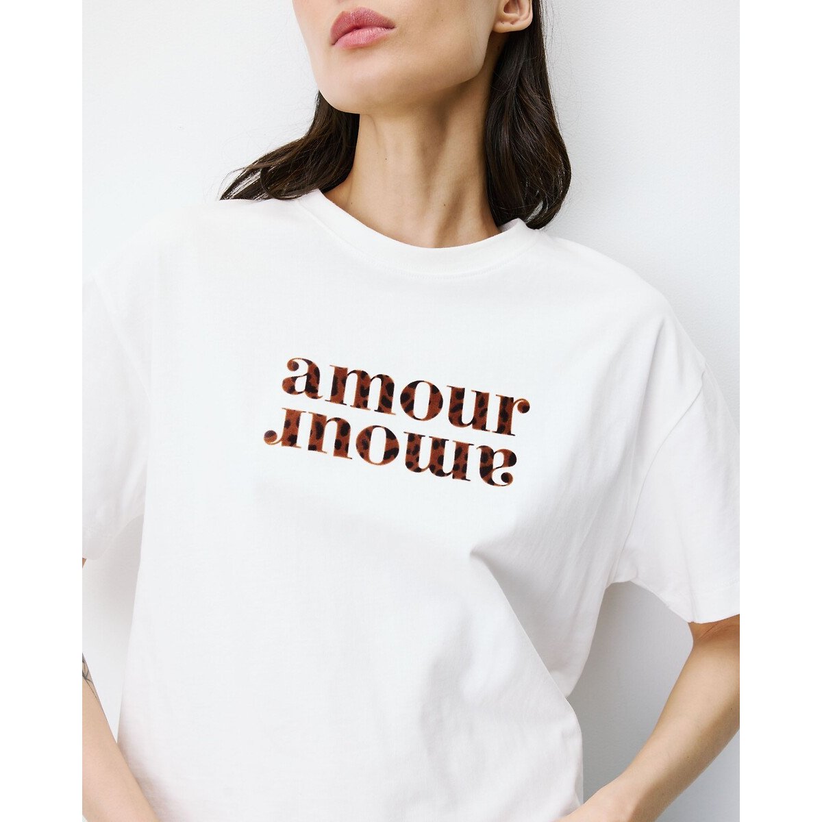 T-shirt AMOUR, ANIS marfim, GRACE & MILA