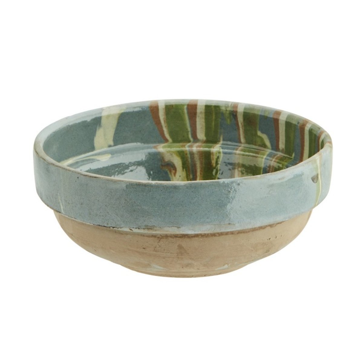 Bol poterie artisanal grès bleu poudré, MADAM STOLTZ