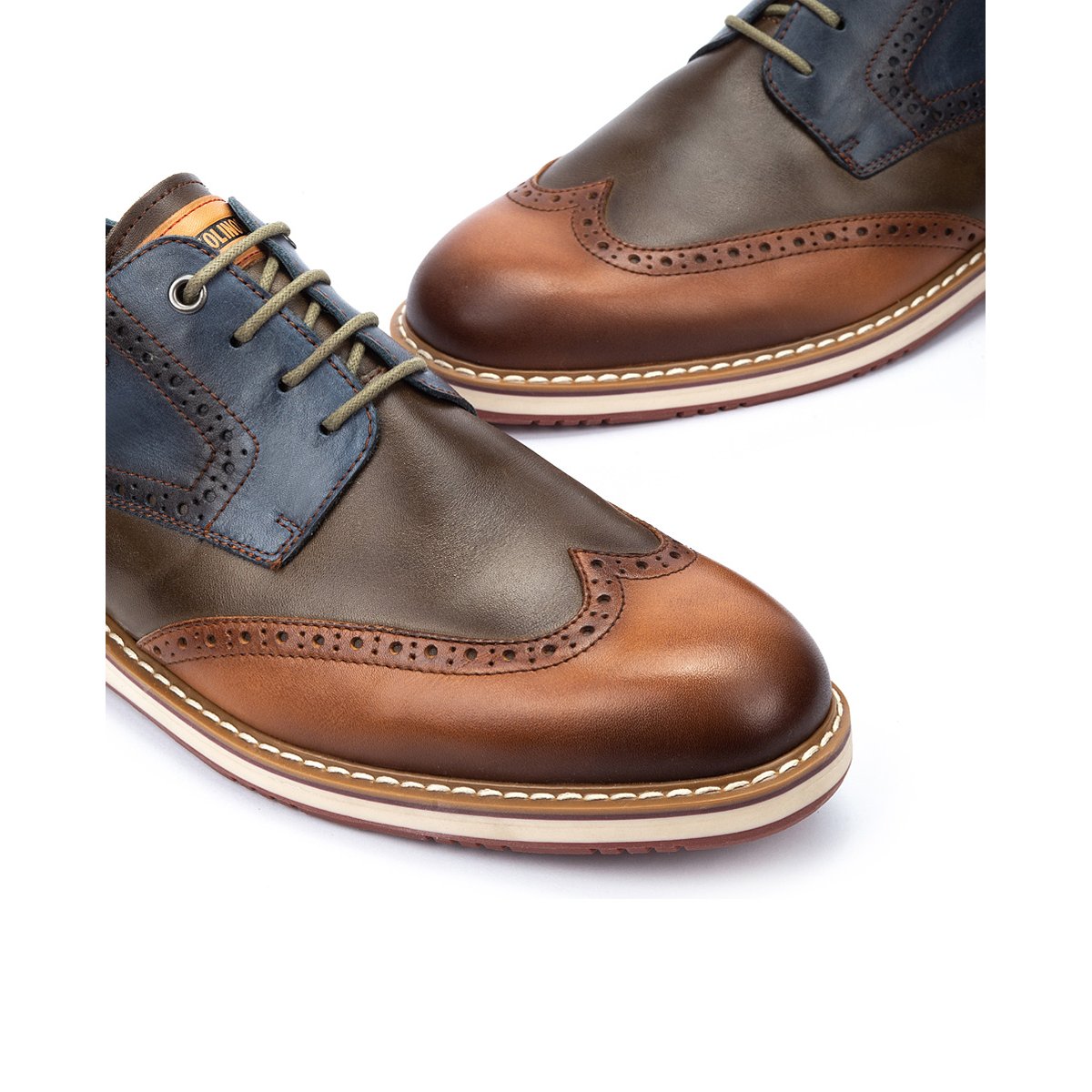 Derbies en cuir Avila brandy, PIKOLINOS