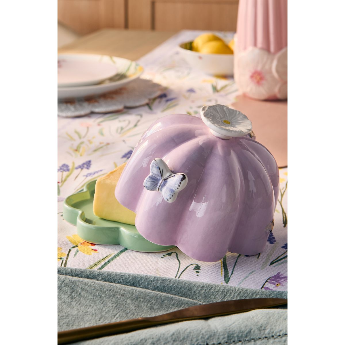 Beurrier faune et flore violet, NEXT