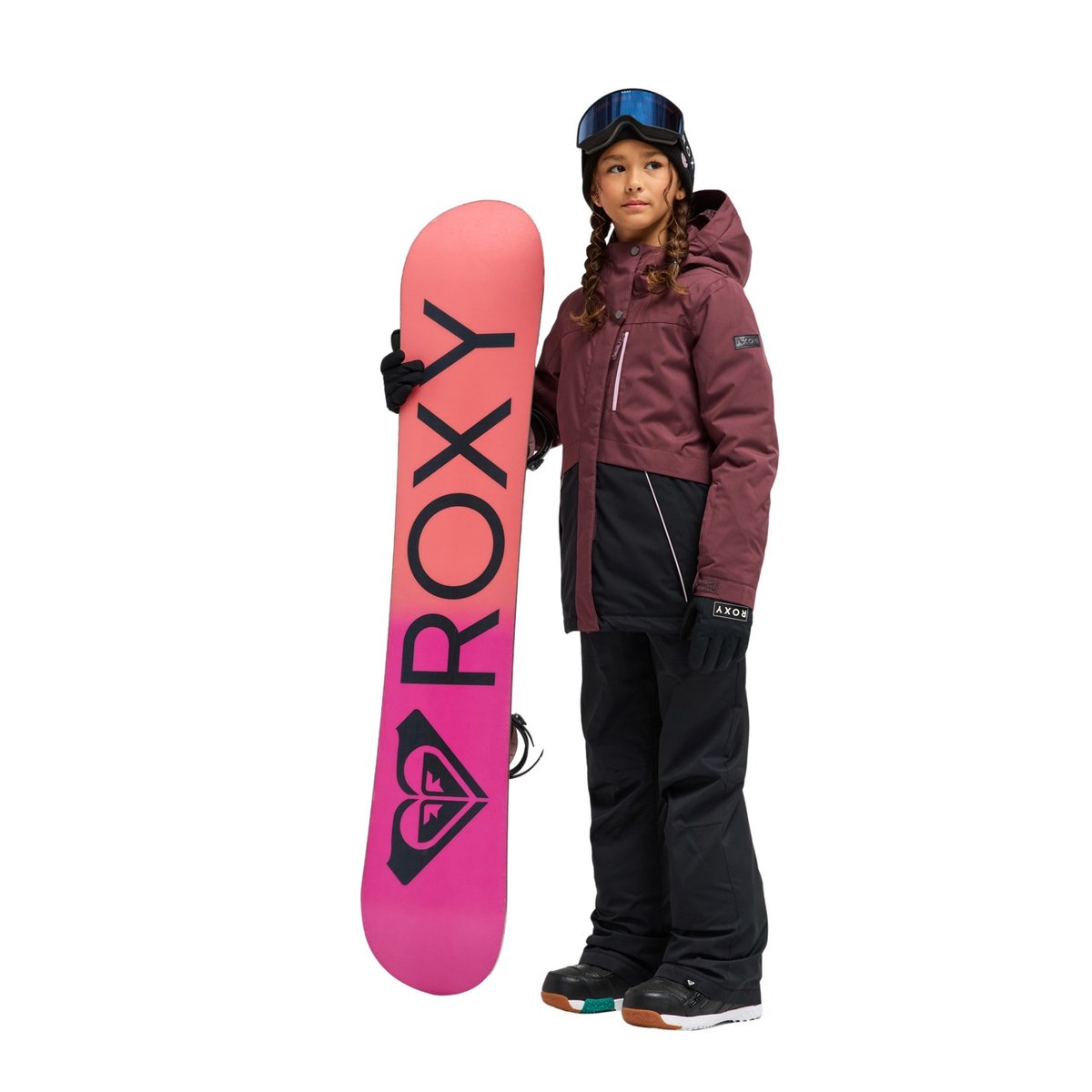 Veste de snow technique DAWNRAE PARKA. rouge huckleberry, ROXY