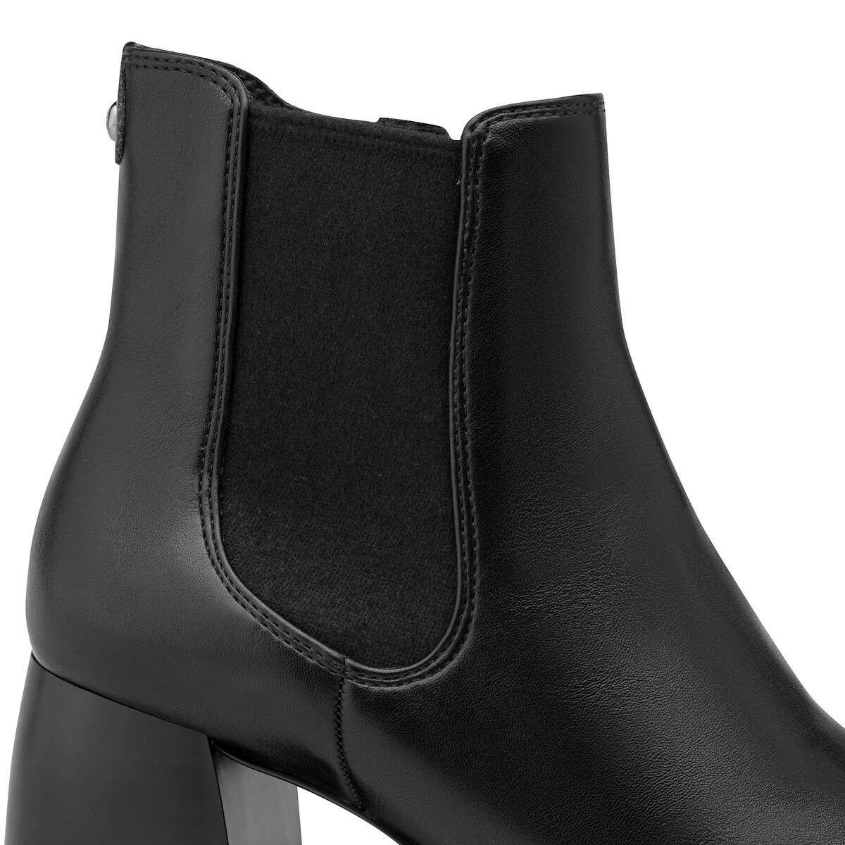 Bottines chelsea à talon noir mat, TAMARIS