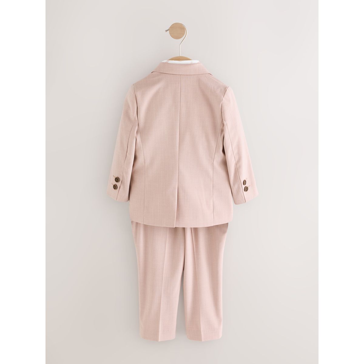 Blazer, chemise, pantalon et nœud papillon rose, NEXT