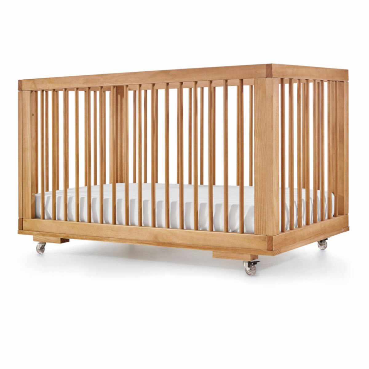 Pack lit bébé évolutif Montessori avec matelas Bois massif  KYOTO bois naturel, AKITEN RETAIL