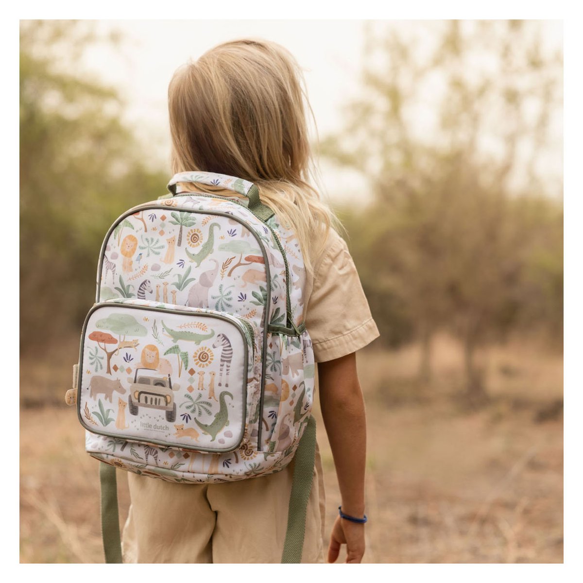 Sac à dos enfant multicolore, LITTLE DUTCH