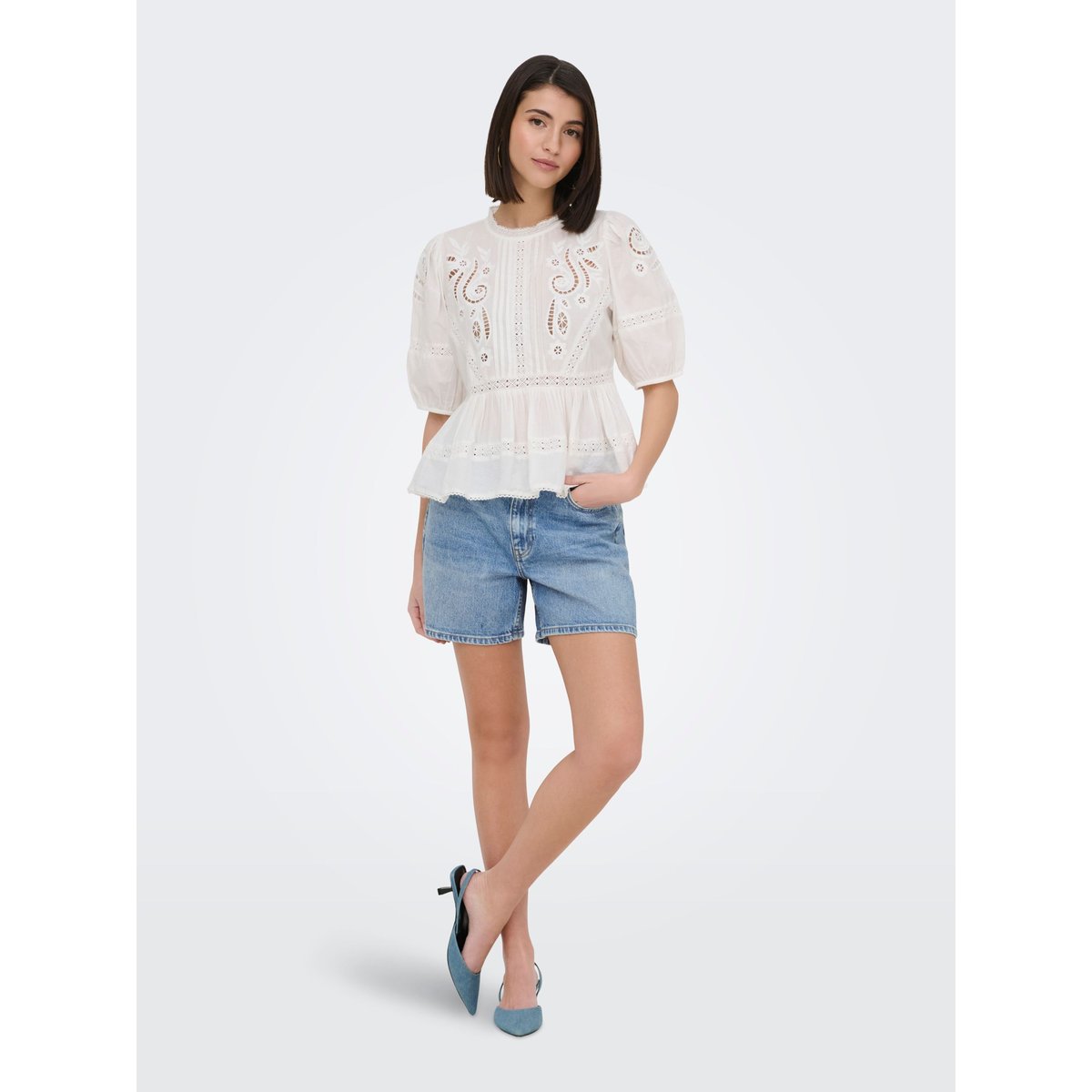 Short light blue denim 1, JDY