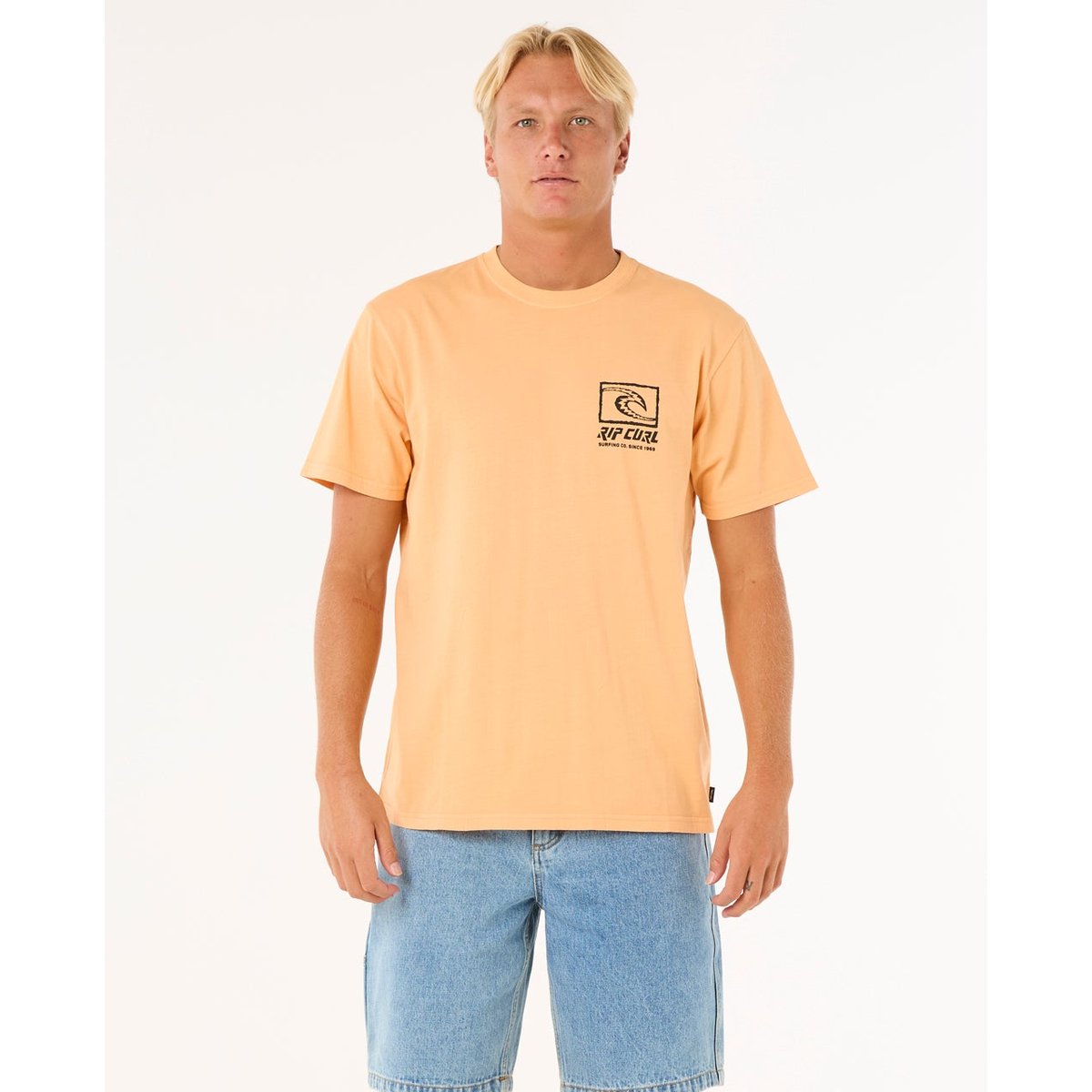 T-shirt RAW ENERGY TRAD TEE zeste de mandarine, RIP CURL