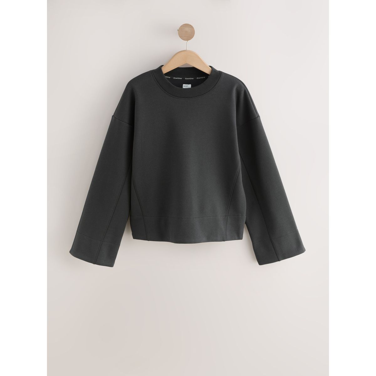 Sweatshirt en polaire noir, NEXT