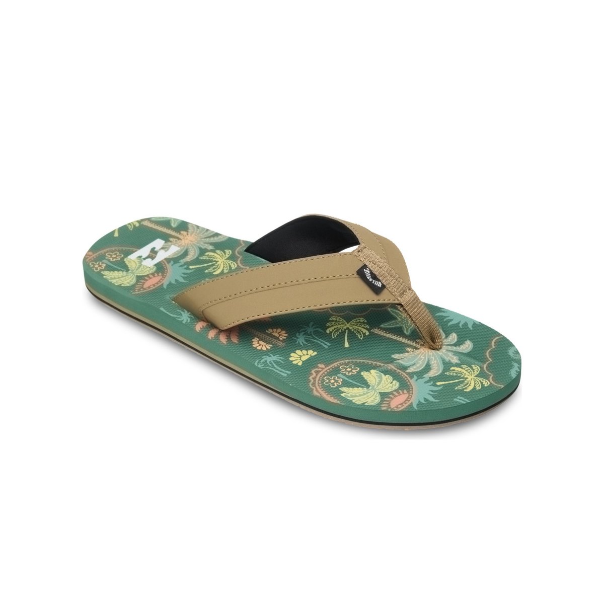Tongs ALL DAY IMPACT PRINT vert moss green, BILLABONG