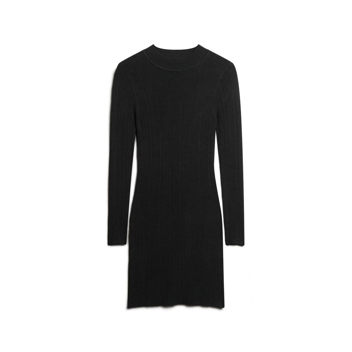 Mini robe moulante dos nu noir, SUPERDRY