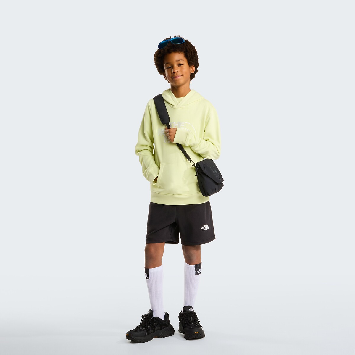 Pantaloncini in pile, TEEN SIMPLE DOME nero , THE NORTH FACE