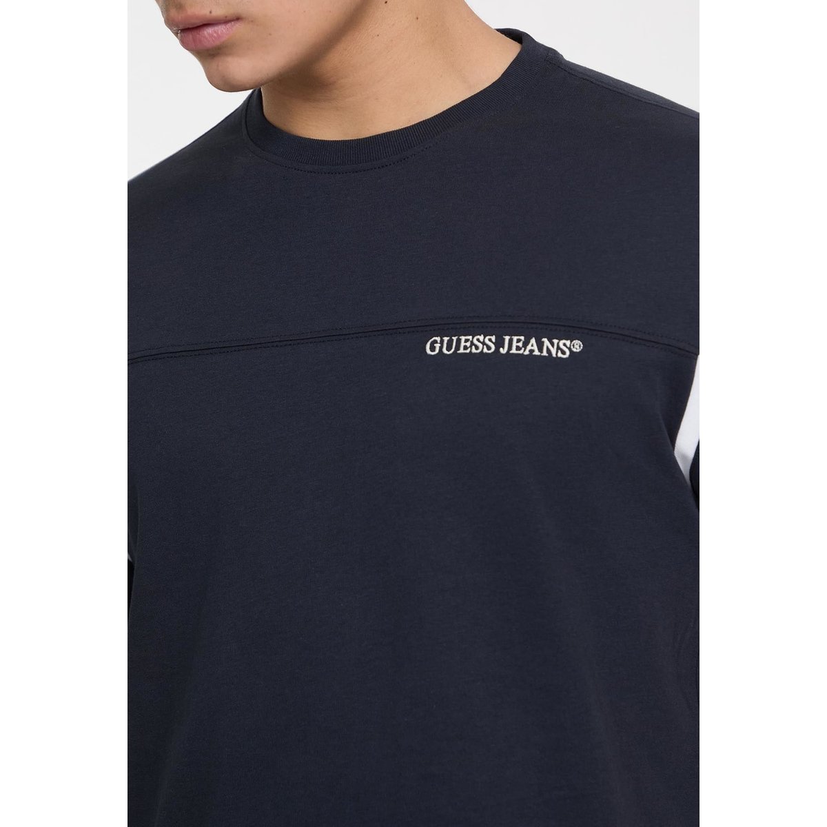 T-Shirt Imprimé bleu foncé, GUESS