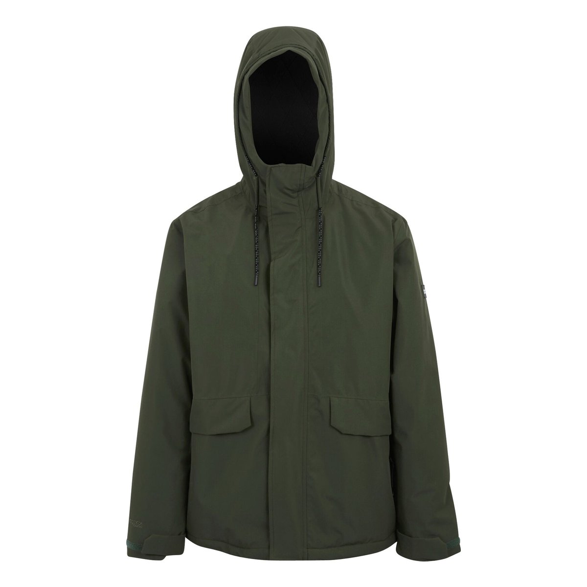 Veste imperméable isolante à capuche STERLINGS kaki, REGATTA