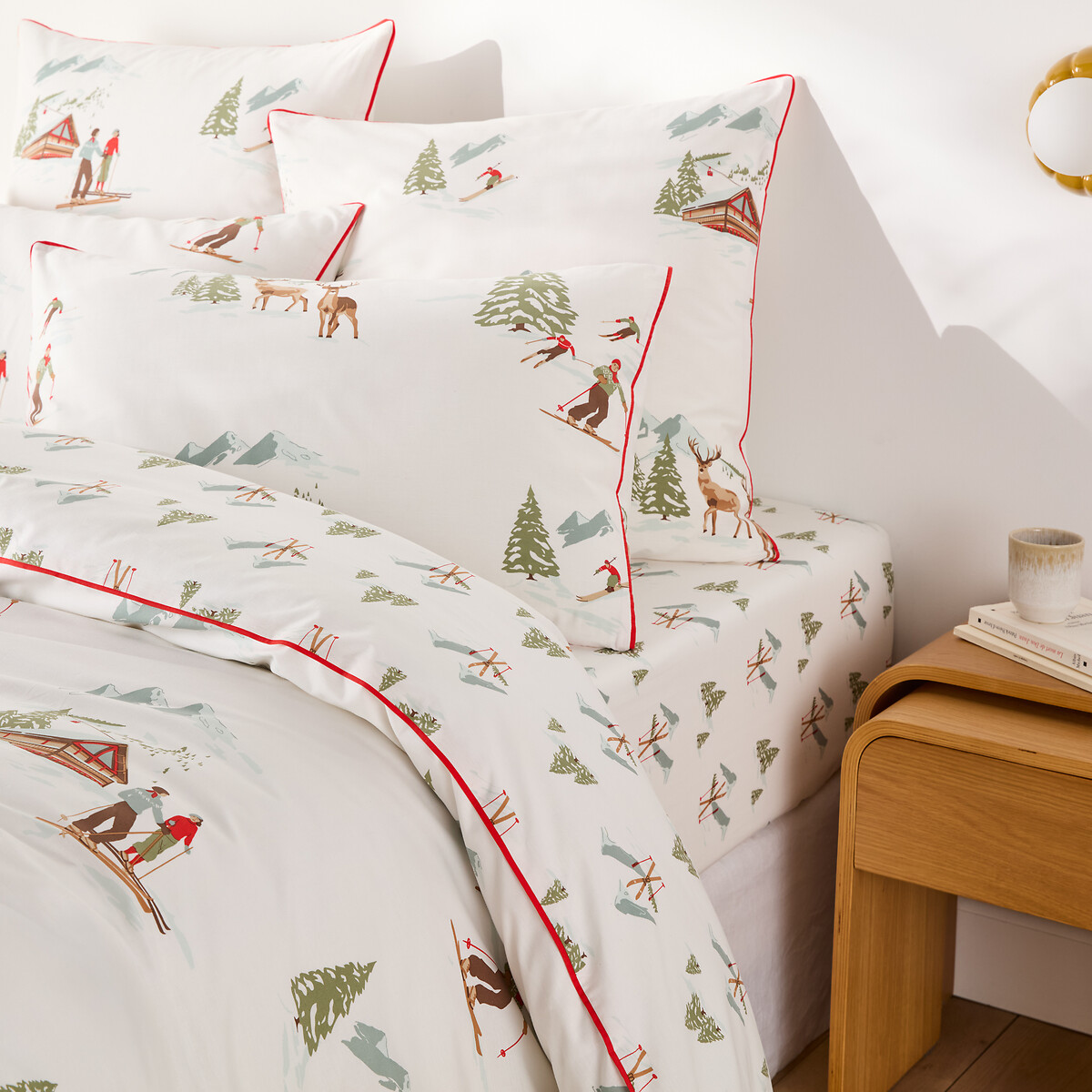 Alps Duvet Cover in Cotton Percale printed, LA REDOUTE INTERIEURS