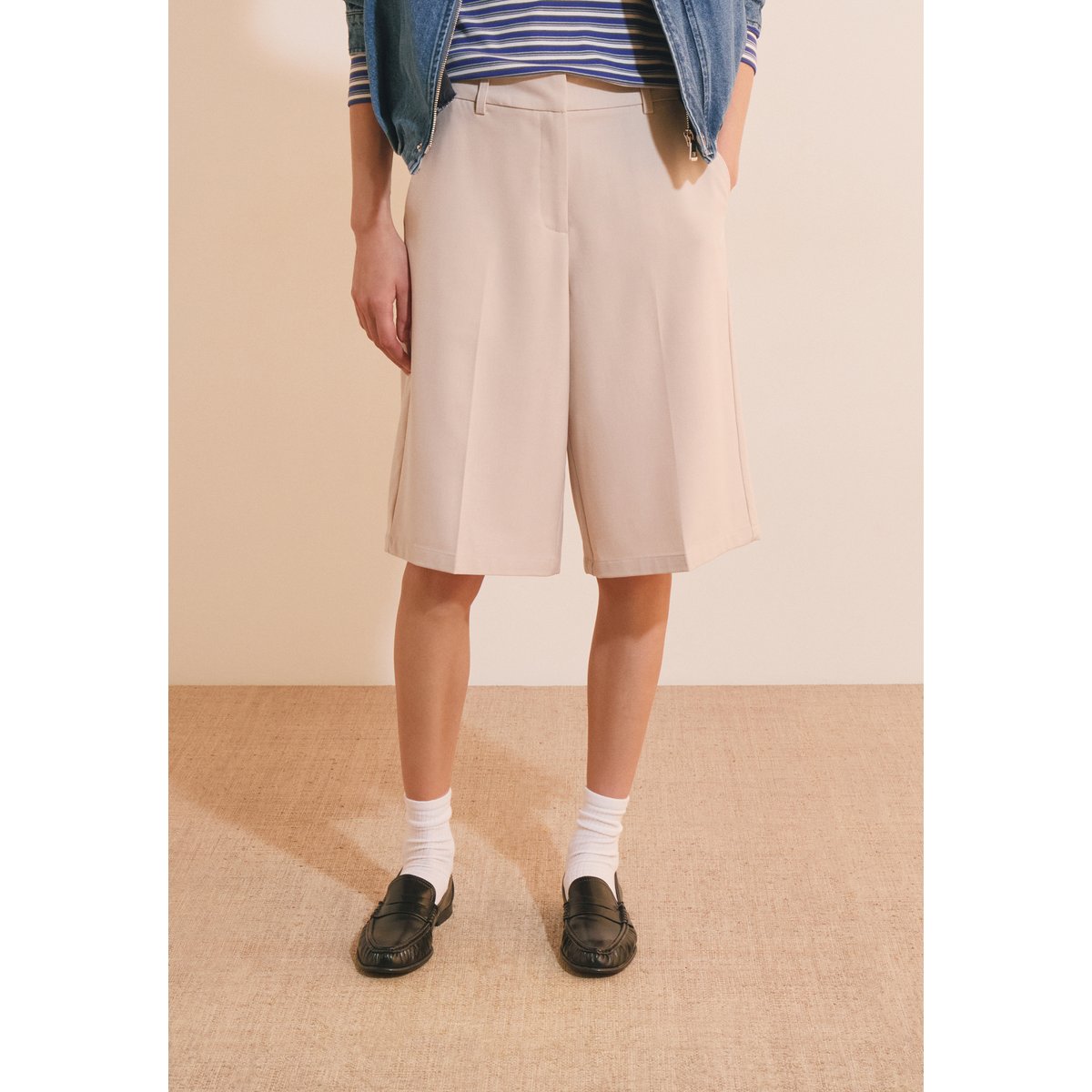 ETAM SHORT VENICY - BERMUDA beige, ETAM