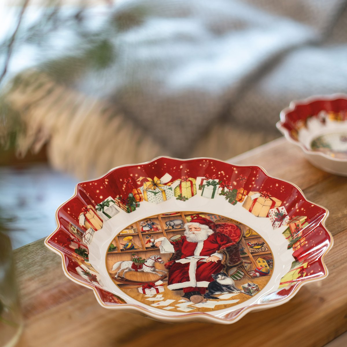 Coupe Grde, Père Noël Lit Liste Cadeaux TOY'S FANTASY multicolore, VILLEROY & BOCH