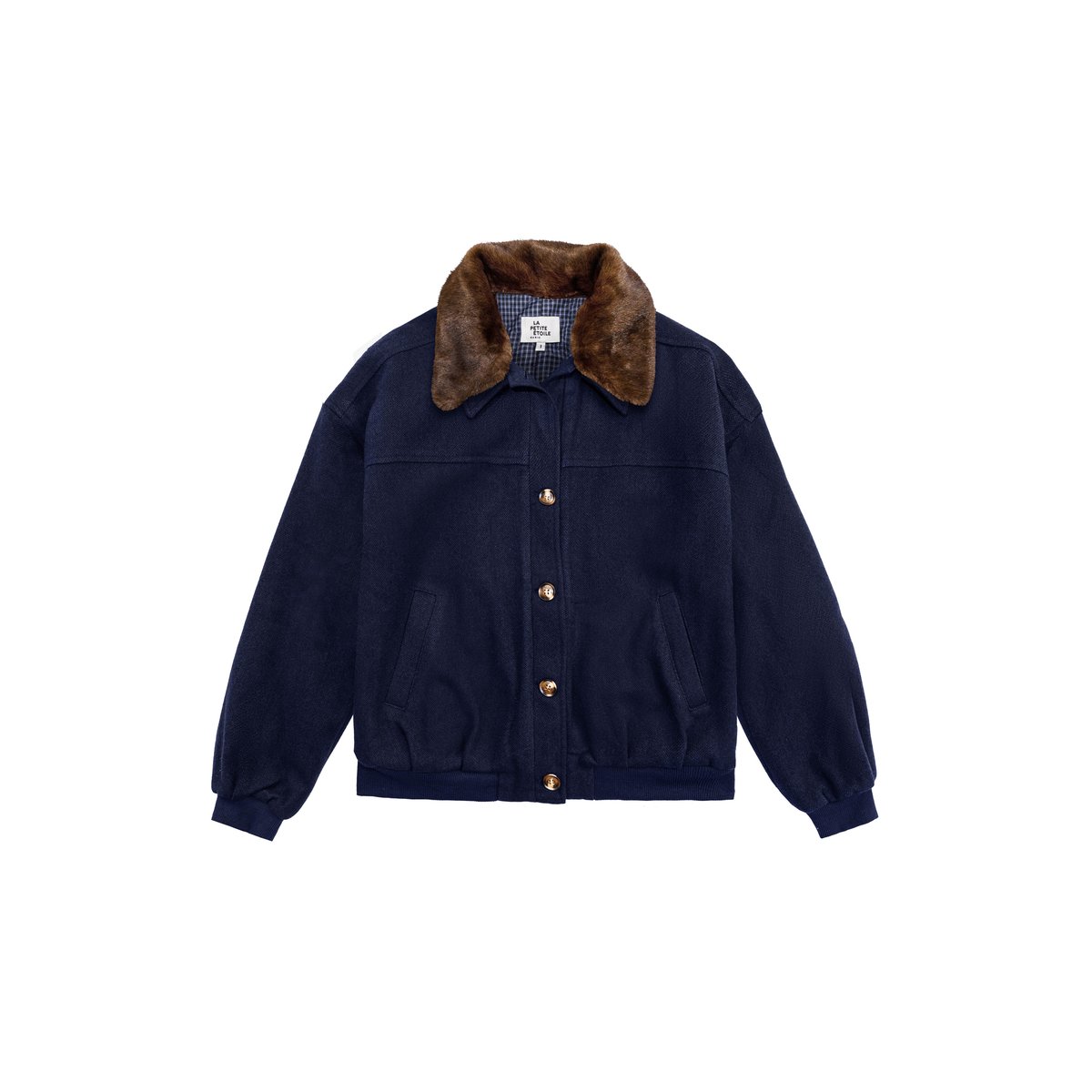 VESTE uni VIDEL 25-marine, LA PETITE ETOILE