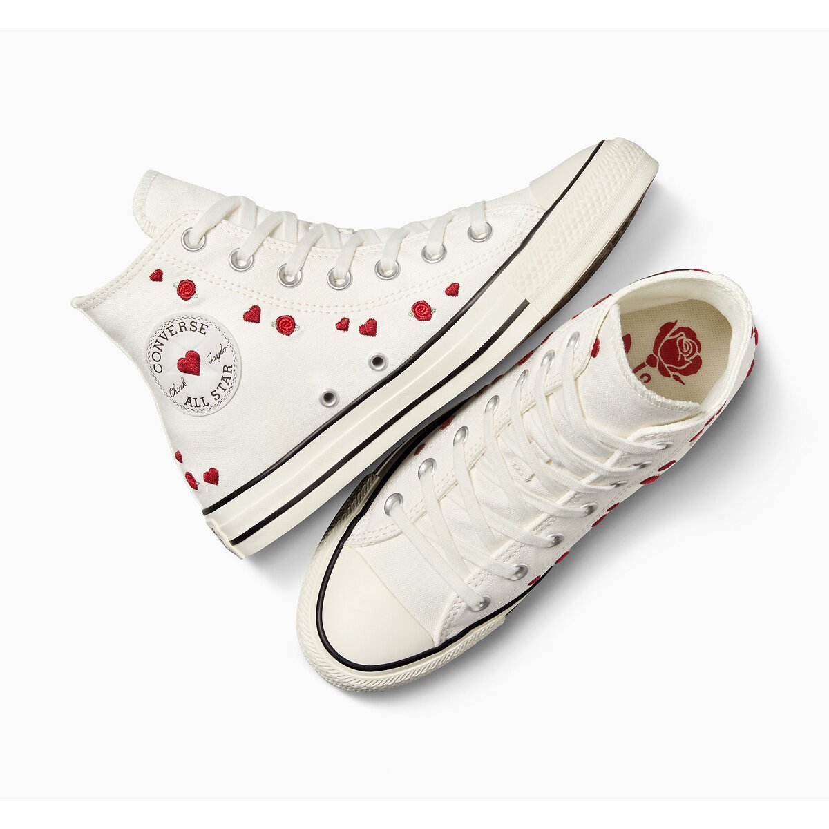 All Star Hi Valentine's Day High Top Trainers white, CONVERSE