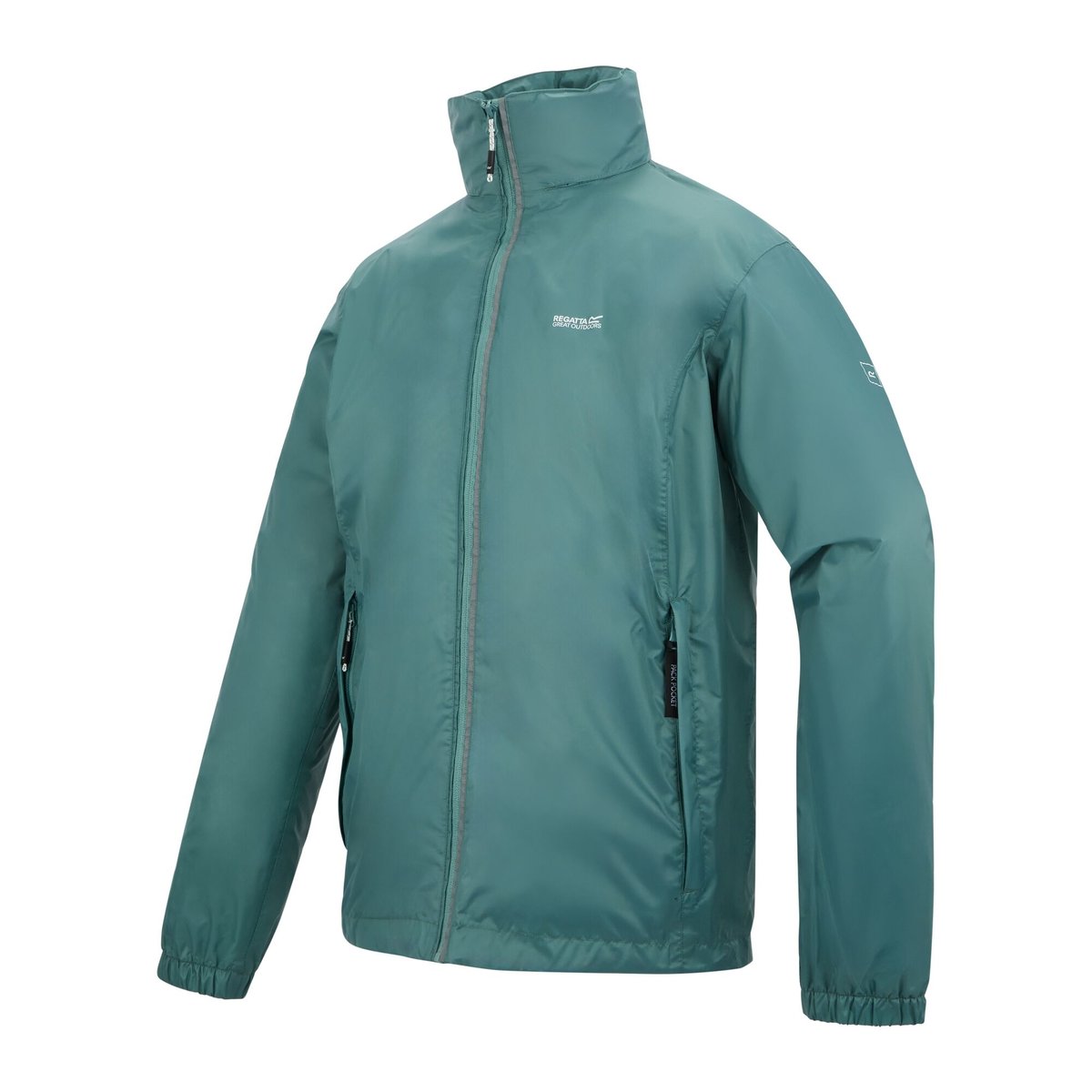 Veste imperméable unie à capuche LYLE bleu clair, REGATTA