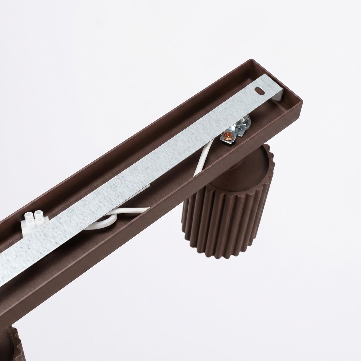 Plafonnier Aluminium Brun GU10 3 Karbon brun, EDEN
