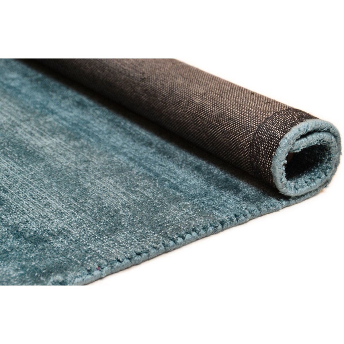 Tapis en viscose tissé main aspect vieilli - SHINE aqua, TOM TAILOR